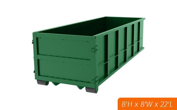 you can typically rent a forty-yard dumpster for up to 7-10 days, depending on the service provider